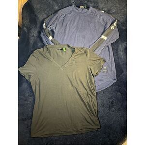 G Star Raw Lot V Neck + Longsleeve Sz Large B8